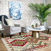 Handmade Afghan Vegetable Kilim 2' 5" x 4' 1" ft / 74 x 124 cm - No. R38018