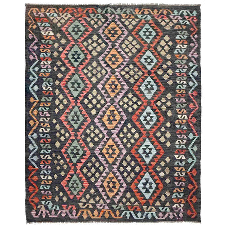 Handmade Vegetable Kelim 5' 9" x 7' 8" ft / 175 x 234 cm - No. R38049