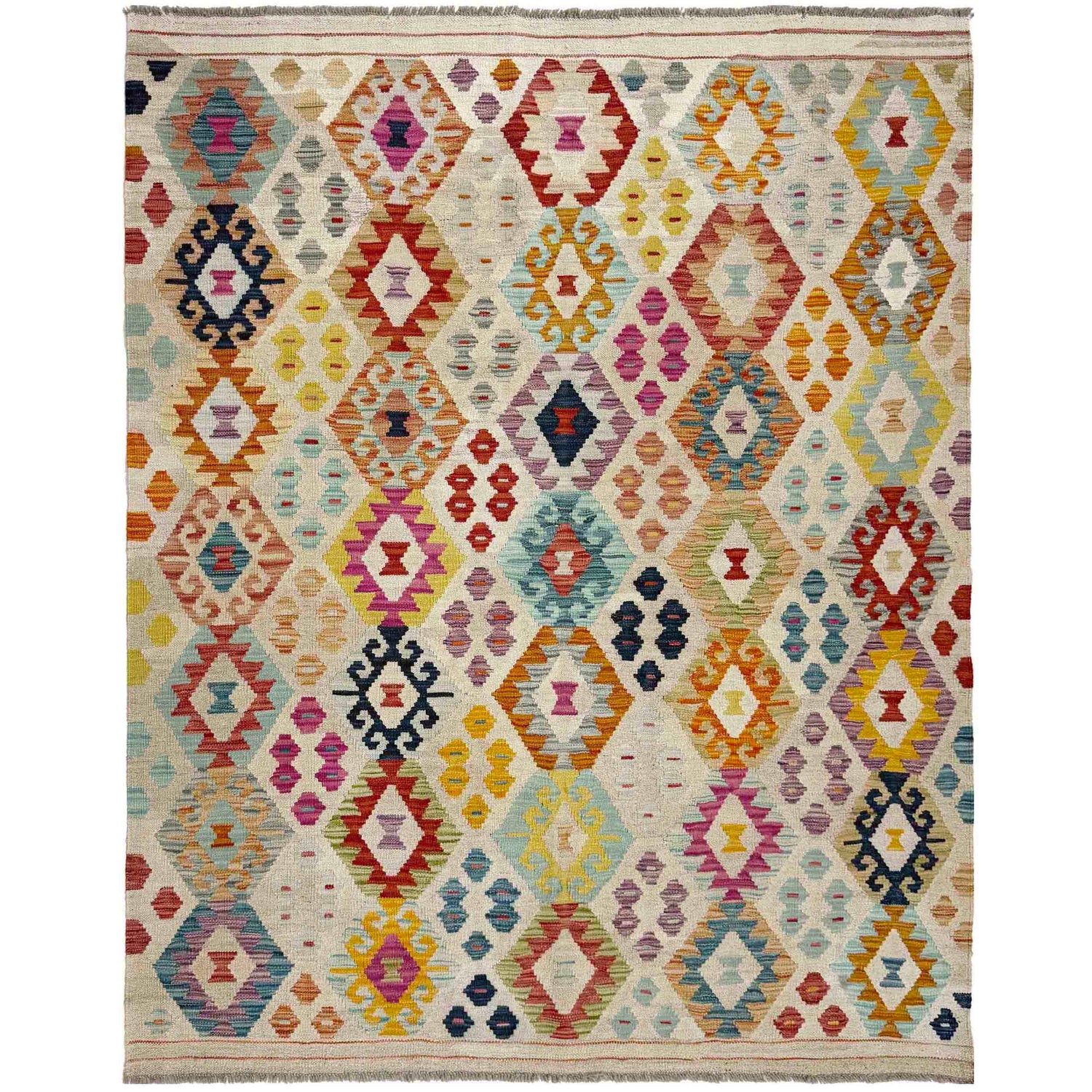 Medium Size Chobi Kilim 5' 1" x 6' 5" ft / 156 x 196 cm - No. R38065