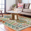Handmade Afghan Vegetable Kilim 2' 6" x 4' 2" ft / 77 x 127 cm - No. R38309