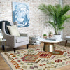 Multi Color ful Flat-Weave Wool Kilim 2' 10" x 4' 2" ft / 86 x 127 cm - No. R38312