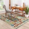 Handmade Afghan Vegetable Kilim 2' 6" x 4' 0" ft / 77 x 123 cm - No. R38328
