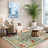 Colorful Flat-Weave Wool Kilim 2' 9" x 4' 2" ft / 83 x 128 cm - No. R38331