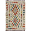 Hand Knotted Afghan Style Kilim 2' 8" x 3' 11" ft / 81 x 120 cm - No. R38340