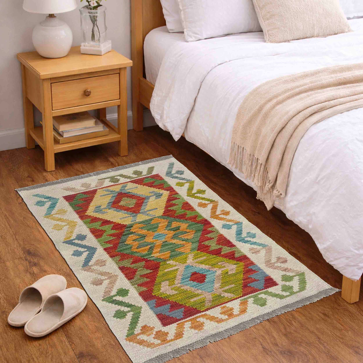 Small Size Chobi Kilim 1' 10" x 3' 2" ft / 57 x 97 cm - No. R38396