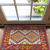 Handmade Vegetable Kilim 2' 0" x 3' 5" ft / 61 x 103 cm - No. R38418
