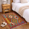 Hand Knotted Afghan Style Kilim 2' 0" x 2' 11" ft / 62 x 88 cm - No. R38427