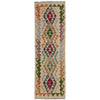 Handmade Afghan Vegetable Kilim Runner 1' 11" x 5' 7" ft / 59 x 169 cm - No. R38610