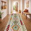 Hand Made Afghan Kilim Runner 2' 0" x 5' 8" ft / 60 x 172 cm - No. R38611