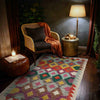 Handmade Vegetable Kilim 2' 5" x 3' 10" ft / 74 x 117 cm - No. R38616