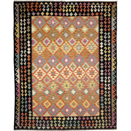 Handmade Vegetable Kelim 6' 8" x 9' 9" ft / 203 x 297 cm - No. R38618