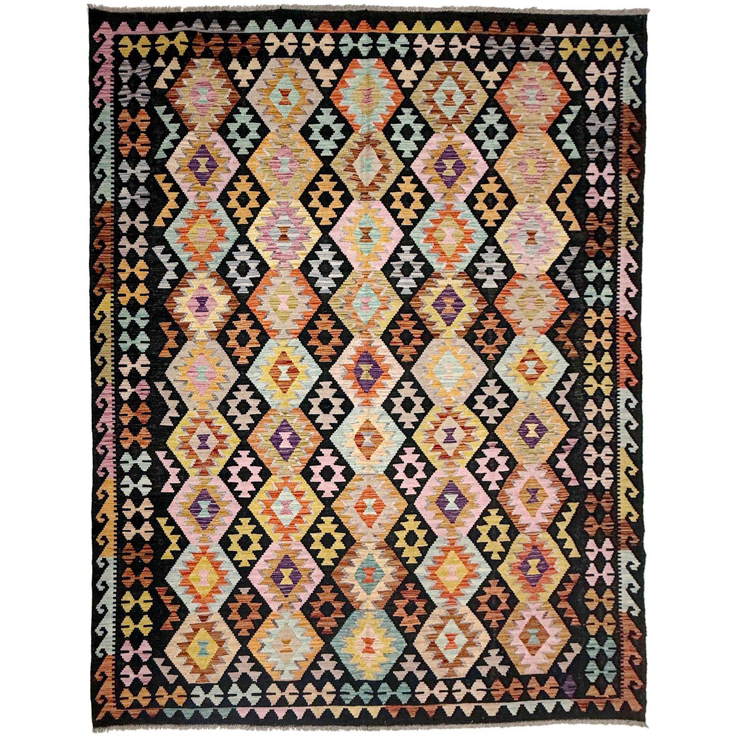 Medium Size Chobi Kilim 6' 7" x 9' 6" ft / 200 x 290 cm - No. R38623