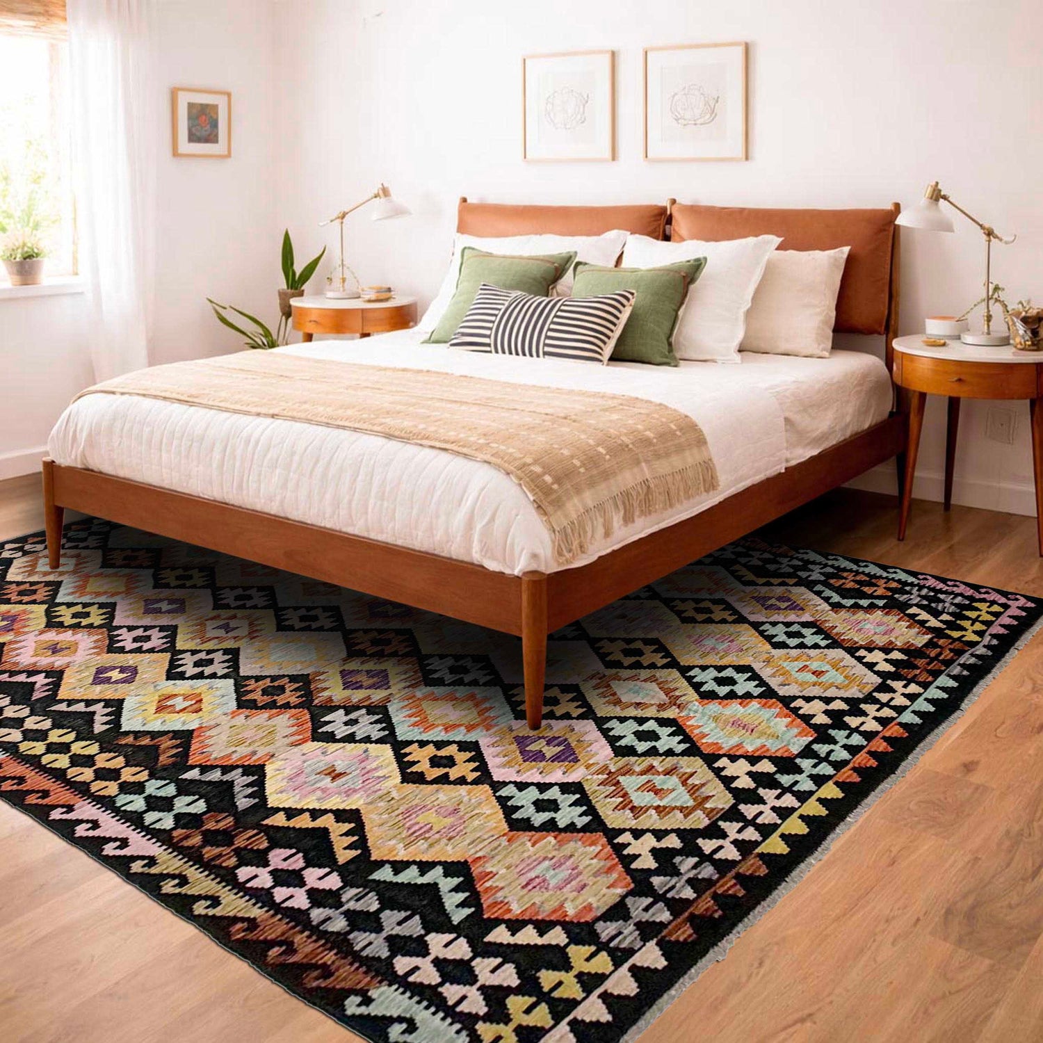 Medium Size Chobi Kilim 6' 7" x 9' 6" ft / 200 x 290 cm - No. R38623