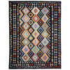 Hand Made Afghan Kilim 6' 7" x 9' 7" ft / 200 x 293 cm - No. R38627