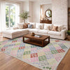 Multi Color ful Flat-Weave Wool Kilim 6' 7" x 9' 6" ft / 200 x 289 cm - No. R38629