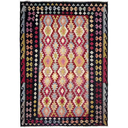 Handmade Vegetable Kelim 6' 7" x 9' 9" ft / 201 x 296 cm - No. R38632