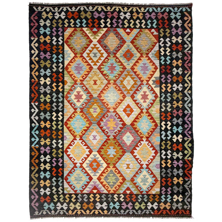 Handmade Vegetable Kelim 6' 9" x 9' 8" ft / 205 x 295 cm - No. R38633