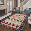 Hand Knotted Afghan Style Kilim 6' 8" x 9' 11" ft / 202 x 302 cm - No. R38635