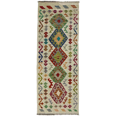 Hand Made Afghan Kilim Runner 2' 1" x 5' 10" ft / 64 x 178 cm - No. R38638