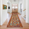 Handmade Afghan Vegetable Kilim Runner 2' 7" x 9' 10" ft / 80 x 300 cm - No. R38646