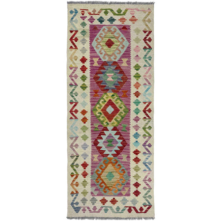 Short Chobi Kilim Runner 2' 5" x 5' 9" ft / 73 x 176 cm - No. R38665
