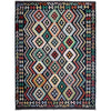 Hand Made Afghan Kilim 6' 8" x 10' 1" ft / 202 x 307 cm - No. R38667