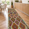Handmade Vegetable Kelim Runner 2' 6" x 9' 10" ft / 75 x 300 cm - No. R38668