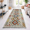 Hand Knotted Flatweave Kilim Runner 2' 2" x 5' 11" ft / 66 x 180 cm - No. R38669
