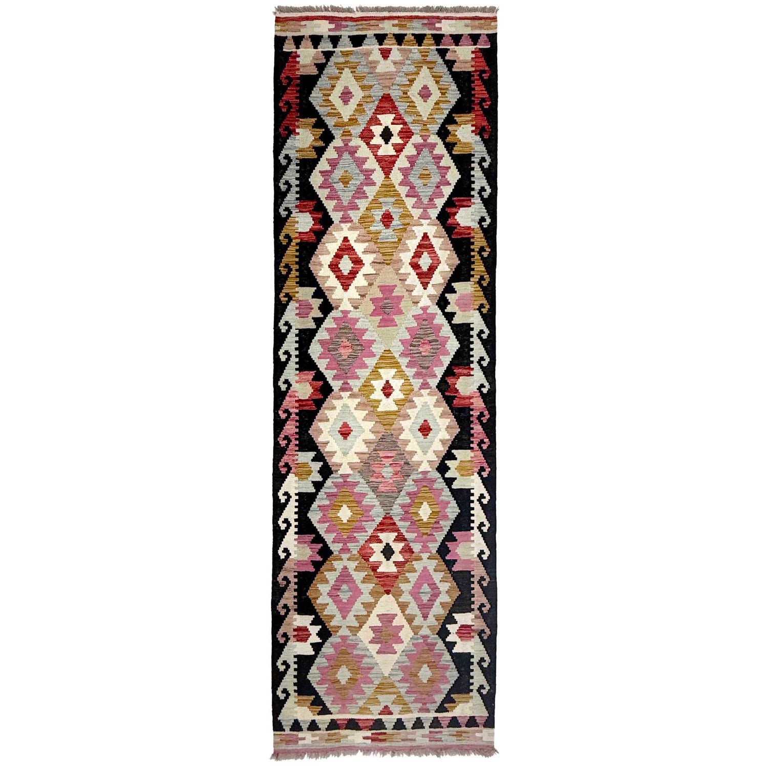 Long Chobi Kilim Runner 2' 8" x 9' 5" ft / 82 x 286 cm - No. R38681