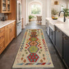 Hand Made Afghan Kilim Runner 2' 2" x 5' 9" ft / 67 x 175 cm - No. R38682