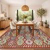 Handmade Turkish Design Wool Kilim 6' 11" x 9' 7" ft / 212 x 293 cm - No. R38683