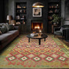 Hand Knotted Flatweave Kilim 6' 7" x 9' 9" ft / 201 x 296 cm - No. R38685