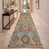 Handmade Vegetable Kelim Runner 3' 0" x 13' 0" ft / 92 x 395 cm - No. R38687