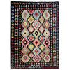Handmade Afghan Vegetable Kilim 6' 2" x 9' 4" ft / 189 x 284 cm - No. R38690