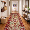 Hand Knotted Flatweave Kilim Runner 2' 9" x 9' 1" ft / 85 x 278 cm - No. R38708