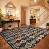 Handmade Afghan Vegetable Kilim 6' 7" x 9' 7" ft / 201 x 292 cm - No. R38710