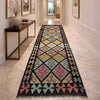Hand Made Afghan Kilim Runner 2' 8" x 9' 7" ft / 81 x 292 cm - No. R38716