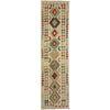 Multi Color ful Flat-Weave Wool Kilim Runner 2' 7" x 9' 11" ft / 78 x 301 cm - No. R38721