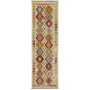 Handmade Turkish Design Wool Kilim Runner 2' 6" x 9' 7" ft / 76 x 291 cm - No. R38728