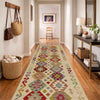 Handmade Turkish Design Wool Kilim Runner 2' 6" x 9' 7" ft / 76 x 291 cm - No. R38728