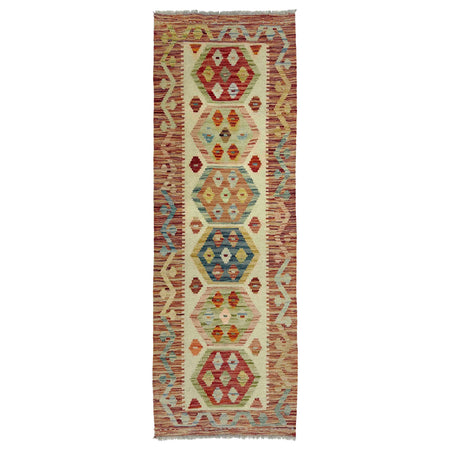 Short Kilim Runner 1' 11" x 5' 8" ft / 59 x 172 cm - No. R38729