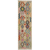 Handmade Afghan Vegetable Kilim Runner 2' 7" x 9' 7" ft / 79 x 293 cm - No. R38733