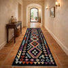 Hand Made Afghan Kilim Runner 2' 7" x 9' 10" ft / 80 x 300 cm - No. R38734
