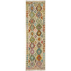 Hand Woven Wool Kelim Runner 2' 7" x 9' 5" ft / 79 x 288 cm - No. R38740