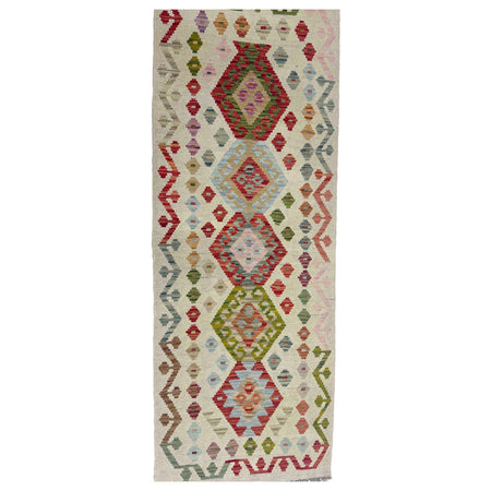 Handmade Vegetable Kilim Runner 2' 3" x 6' 3" ft / 69 x 190 cm - No. R38742