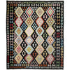Hand Knotted Afghan Style Kilim 6' 9" x 9' 5" ft / 205 x 288 cm - No. R38744