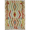 Handmade Vegetable Kilim 2' 2" x 3' 2" ft / 66 x 96 cm - No. R38752