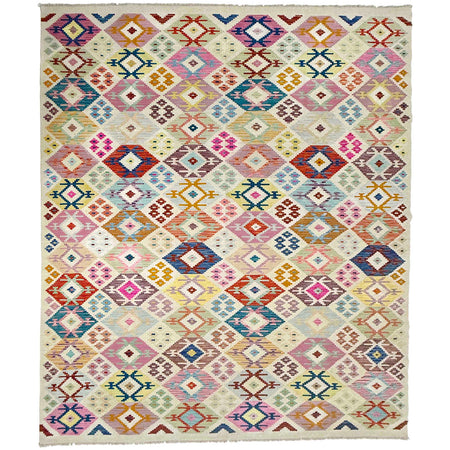 Large Size Chobi Kilim 8' 0" x 11' 5" ft / 245 x 347 cm - No. R38775