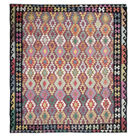Hand Knotted Flatweave Kilim 8' 3" x 10' 10" ft / 252 x 330 cm - No. R38778