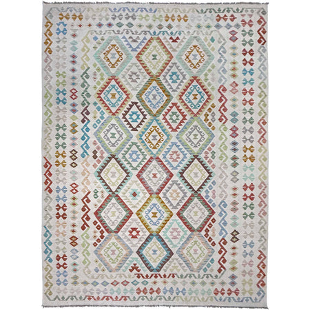 Handmade Vegetable Kilim 8' 8" x 11' 6" ft / 263 x 350 cm - No. R38779
